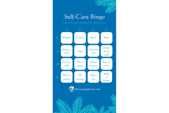 Self Care Bingo